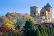 Zamek królewski w Będzinie jesienią