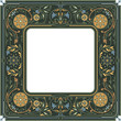 Victorian Floral Square Frame