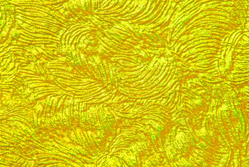 Poster - Excellent wavy acrylic luxury golden texture for background.