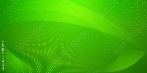Fototapety zielone  abstrakcyjne-tlo-wykonane-z-punktow-poltonowych-i-zakrzywionych-linii-w-zielonych-kolorach