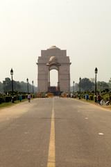 The India Gate, situated in the heart of New Delhi, is the national monument, war memorial to the Indian soldiers who died in world war,  New Delhi, India. (Photo Copyright © Saji Maramon)