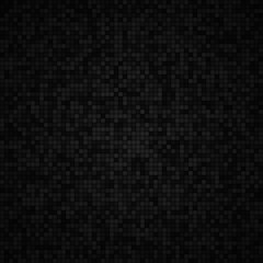 Wall Mural - Abstract background of small squares or pixels in black and gray colors