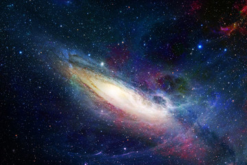 Wall Mural - Starry sky. Galaxies and stars in space