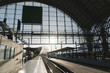 © Westend61 - Germany, Hesse, Frankfurt, Train station interior at sunset