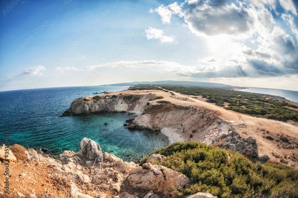  Karpaz Peninsula in north Cyprys Turkey - obrazy, fototapety, plakaty 