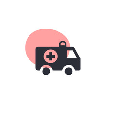 Wall Mural - Ambulance -  Icon