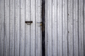 Wall Mural - Industrial door metal