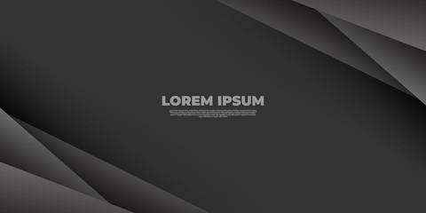Wall Mural - modern abstract background with gradations of black and grey and memphis elements and diagonal lines