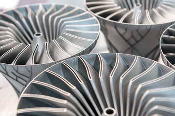 Metal products made by metal 3D printing.