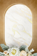 Wall Mural - Frame with flowers