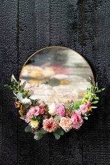 Wall Mural - Frame with flowers