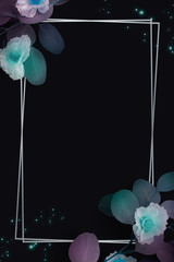 Wall Mural - Frame with flowers