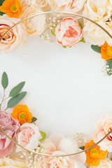 Wall Mural - Frame with flowers