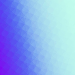 Wall Mural - Ombre blue mosaic background illustration