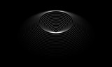 Fototapeta Do przedpokoju - set of circles like optical illusion