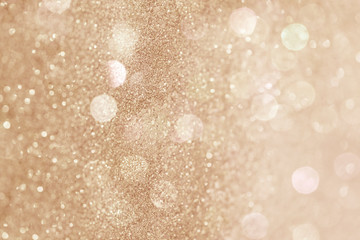 Wall Mural - glittery gold bokeh patterned background illustration