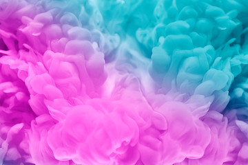 Wall Mural - abstract colorful smoke background illustration
