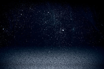 Wall Mural - blue shiny glitter textured background
