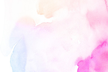Wall Mural - colorful watercolor textured background