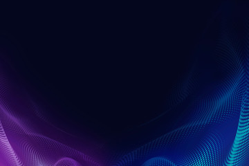 Wall Mural - purple and indigo halftone patterned background