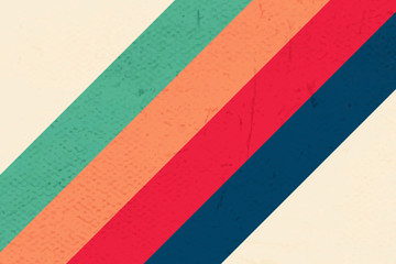 Wall Mural - bold color stripes patterned background