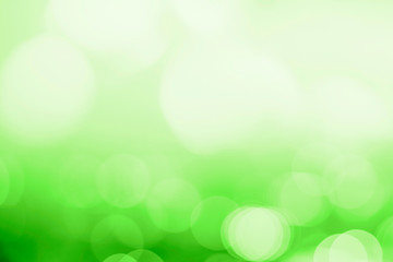 Wall Mural - bokeh pattern on a green background