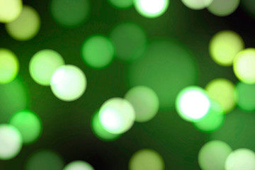 Poster - Dark green bokeh patterned background