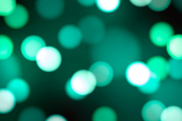 Wall Mural - turquoise green bokeh patterned background