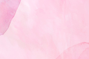 Wall Mural - Pink watercolor textured background