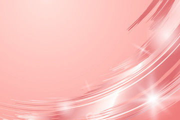 Wall Mural - Pink curved patterned background illustration