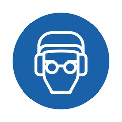 Sticker - person wearing glasses