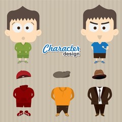 Sticker - character design