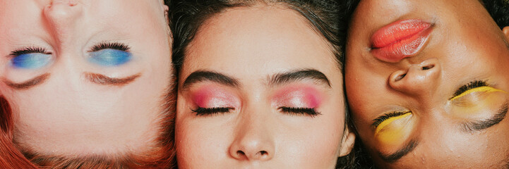 women of color and diversity summer beauty shot