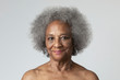 © rawpixel.com - Portrait of a semi-nude senior African American woman