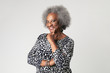 © rawpixel.com - Cheeky black senior woman with afro hair