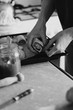 © Ilona - baker kneading dough on the table cinnabons