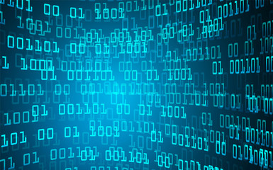 blue cyber circuit future technology concept background