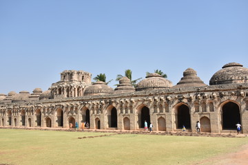 Wall Mural - Elephant stables, Hampi , Karnataka, India