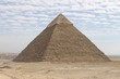 Giza Pyramids in Cairo, Egypt, ancient Egyptian civilization landmark 