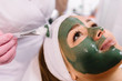 © Roman - Herbal green mask beautiful woman relaxing