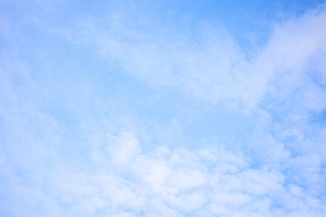 Wall Mural - blue sky with clouds, copy space