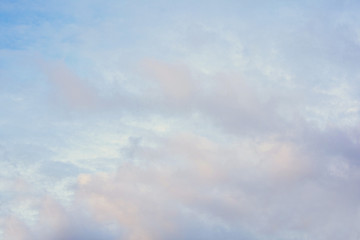 Wall Mural - blue sky with clouds, copy space
