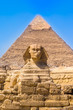 The Sphinx and Pyramid, Cairo, Egypt