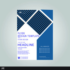 Modern flyer design template