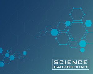 Wall Mural - dark blue science background with lines structures
