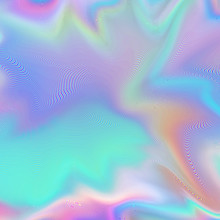 Abstract Colorful Pastel Rainbow Holographic Foil Iridescent Light Distorted Glitch Texture Background