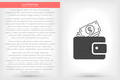 © Stanislav - Purse vector icon , lorem ipsum Flat design