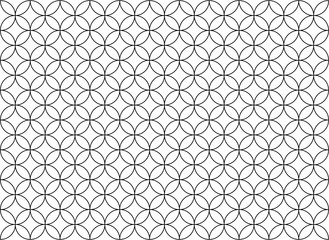 seamless overlapping pattern vector illustration