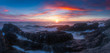 Beluga Rock sunset panorama