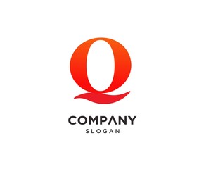 Sticker - Creative Modern Letter Q Logo Design Template